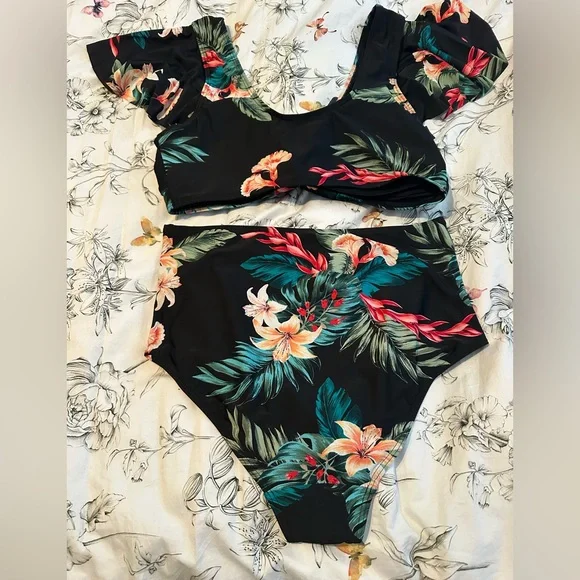 City Chic Tropical Women’s Bikini - Picture 4 of 6